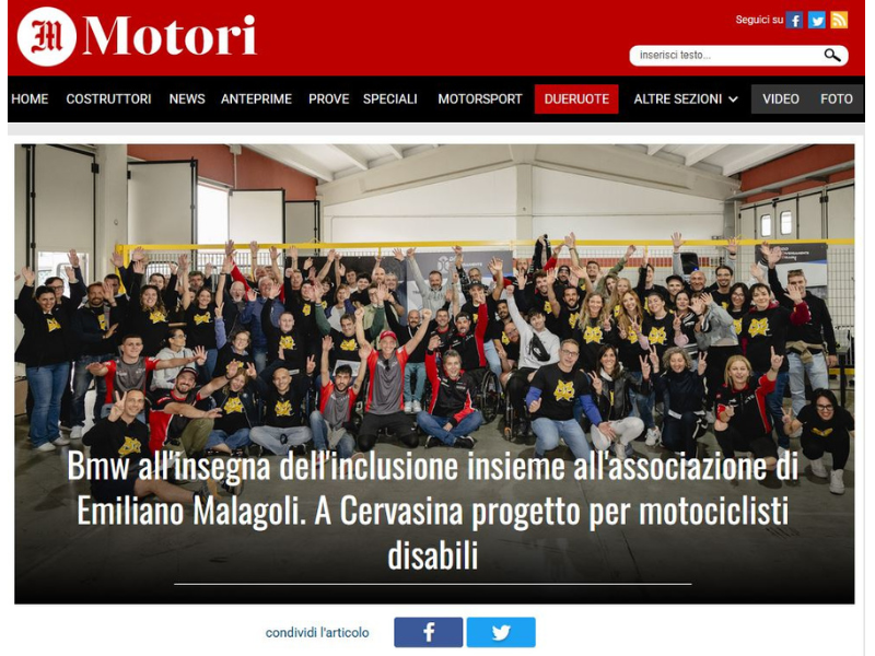 BMW, inclusione e moto